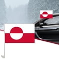 thumbnail image 2 of Car Flag 30X45Cm Polyester Car Window Flag with Clip for Parades Rallies and Outdoor Decoration, 2 of 8