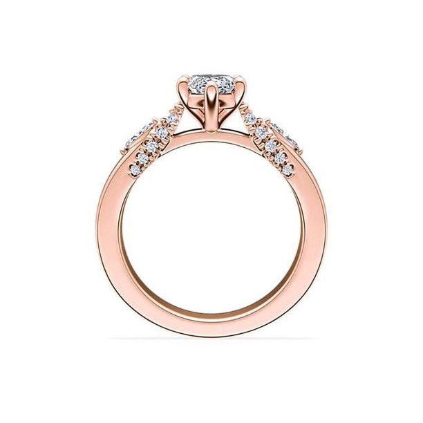 Bague En Or 18 Carats Avec Diamants - 0,70 Carat Au Total, Poids 3,53 G, Style éternité, Occasion Magnifique