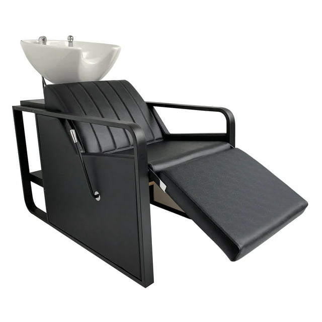 Lavacabezas Tarja Ceramica Estetica Barberia Salon C71 Letmex