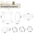 thumbnail image 4 of 7Shapes Double Wedding Ring Acrylic Quilting Template Transparent Acrylic Quilting Templates Rulers, 4 of 9