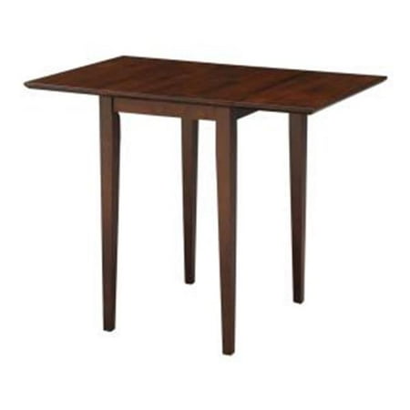 dining espresso extendable t581 leaf drop table