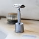 thumbnail image 2 of Rockwell Razors 2C Adjustable Double Edge Safety Razor in White Chrome + 5 Swedish Stainless Steel Razor Blades, 2 of 7