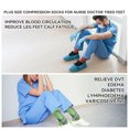 thumbnail image 3 of 2 Pairs Copper Compression Socks for Women & Men Circulation 15-20 mmHg Knee High- Better Blood Flow, Swelling, Best Support for Medical, Running, Nursing, 3 of 7