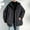 Noir, variante sur LOVZFMLL Vestes pour Hommes Couleur Unie Trois Préventions Coton Escalade Porter comme un Seul Duvet Intensification Chaud Extérieur