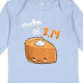 thumbnail image 4 of Inktastic Cute as 3.14 Pi Day Pumpkin Pie Pun Boys or Girls Long Sleeve Baby Bodysuit, 4 of 5