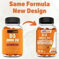 thumbnail image 2 of SUPPZAAR Vitamin D Gummies. Vegetarian Vitamin D3 Gummies for Adults & Kids, 2 of 5