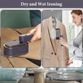 thumbnail image 7 of Travel Steamer for Clothes,1200W Portable Iron,10s Heat Up,Steamer ＆ Iron 2 In 1, Travel Size,Large Ceramic Heat Panel, 7 of 7