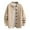 Khaki, variant on uikmnh Mens Sweater Winter Knitted Sweater Coat Warm Thick Cardigan Solid Color Pattern Casual Outwear Jacket Size:M