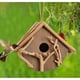 thumbnail image 5 of Casa de pájaros de para patio, manualidades de bricoje, jau colgante creativa para pájaros, colibríes, casa , casa de incubación de 24x14x20cm Baoblaze casas de aves, 5 of 8