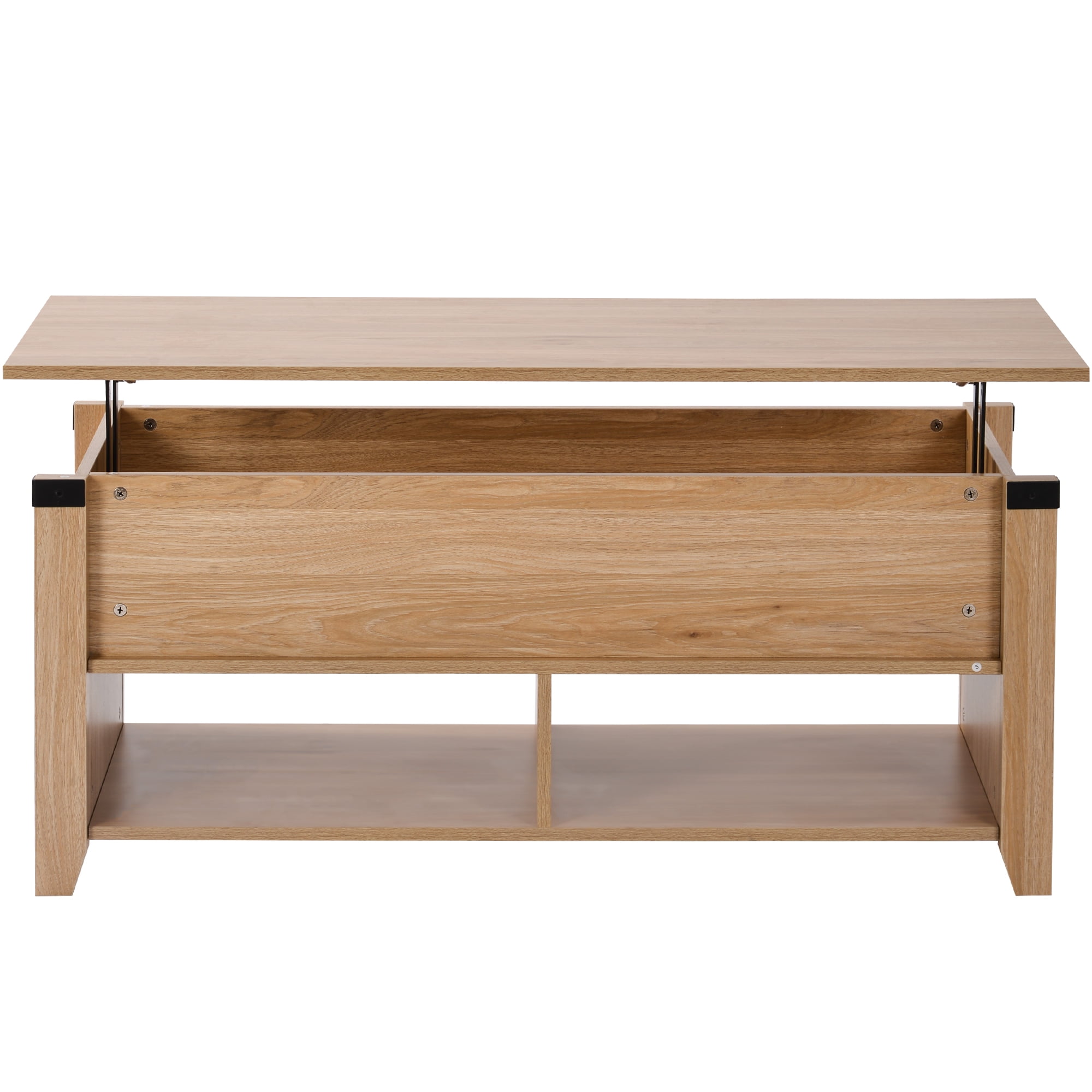 Private Jungle Multipurpose Coffee Table with Drawers,Open shelf and Storage,Lifting Top Table for Living Room,Oak Private Jungle Multipurpose Coffee Table with Drawers,Open shelf and Storage,Lifting Top Table for Living Room,Oak