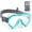 Green, variant on Vvinca Kids Swim Goggles with Nose Cover and Elastic Fabric Strap for Ages 3-14