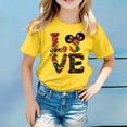 thumbnail image 2 of Xmyrz Toddler Girls T Shirts Trendy Empowering Celebrating Black Month Inspirational T-Shirt Going Out Tops Cute Tops Summer Tops Blouse, 2 of 4