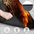 thumbnail image 3 of Cauagu Cool Flame Lion A Pattern Car Floor Mat Set of 4,Car Carpet Mats Car Mats with Anti-Slip Backing & Driver Heel Pad Universal Fit for Cars/Trucks/SUV/Vans, 3 of 6