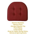 thumbnail image 5 of U-Shaped Memory Foam No Slip Back 17 x 16 Chair Pad Cushion 6 Pack, 5 of 7