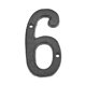 thumbnail image 1 of Número digital de metal Hierro fundido Casa Signo Placa de puerta DIY Cafe Decoración de pared (6), 1 of 7