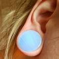 thumbnail image 4 of jiaroswwei 1Pc Unisex Faux Opal Ear Plug Double Flare Gauge Expander Body Piercing Jewelry, 4 of 7