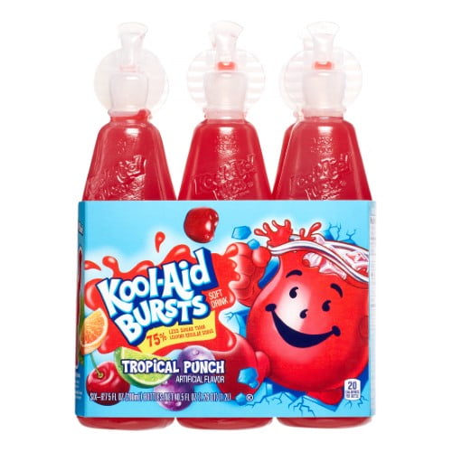 Kool-Aid Bursts, Tropical Punch, 1.12 Oz, 6 Ct - Walmart.com