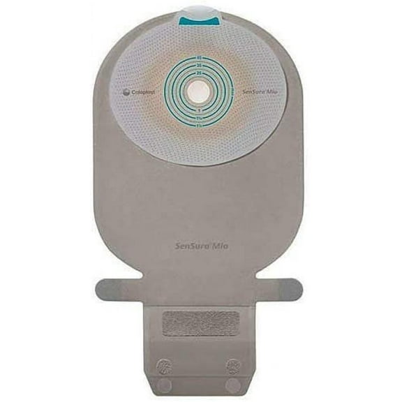 SenSura Mio Convex Filtered Ostomy Pouch, One-Piece System, 11 Inch Length, Maxi, 11 Inch Length, 3/8 to 2 Inch Stoma, Drainable, Soft Convex, Trim to Fit, Transparent, 10 Count