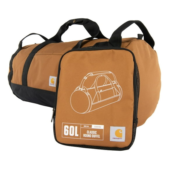 Bolsa de lona Carhartt Classic Redonda 60 L Resistente al Agua Marrón