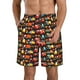 thumbnail image 1 of Balery Construction Truck Traje de Baño Estilo Hawaiano para Hombre, Shorts de Secado Rápido con Bolsillos-Small, 1 of 6