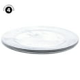 thumbnail image 4 of Koyal Wholesale Concrete-Inspired Acrylic Charger Plates for Weddings Birthdays Quinceaneras Bridal Shower, 4-Pack, 4 of 5