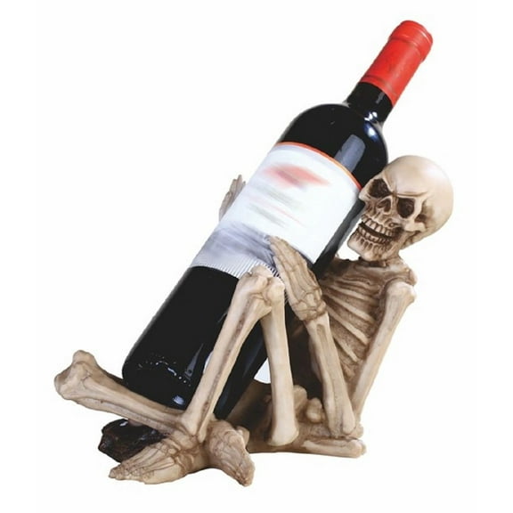 FC Design 11"W Skeleton Wine Rack Human Bone Bottle Holder Dining Room Decoration Figurine