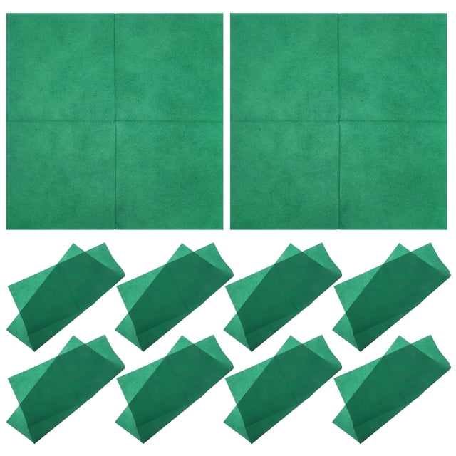 unbranded 50Ud Cocktail Napkins En Pulpa Natural Color Verde Verde Oscuro Para Celebraciones