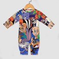 thumbnail image 4 of Looney Tunes Cartoons Baby Long Sleeve Footless, Infant Playsuit Romper Jumpsuits for Boys Girls, 4 of 8