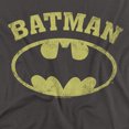thumbnail image 2 of Batman Over Symbol Women's T Shirt, Charcoal, 2X-Large, 2 of 6
