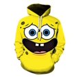 thumbnail image 1 of SpongeBob SquarePants Chandail à Capuchon Hip-Hop de Dessin Animé pour Hommes Femmes Unisexe, 1 of 2