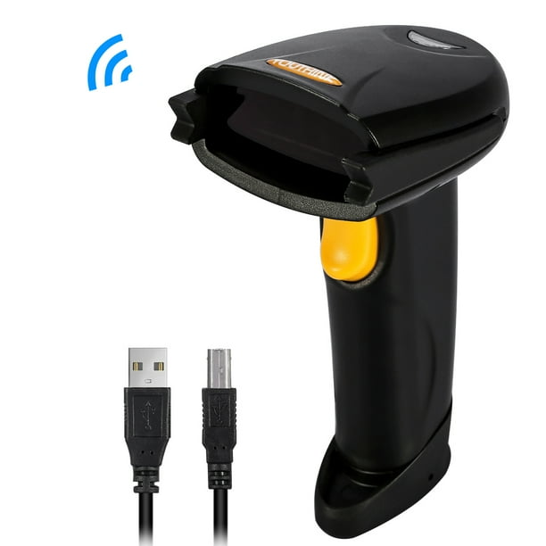 Ashata Wireless Bluetooth 4.0 & USB 3.0 Wired Barcode Scanner, 1D