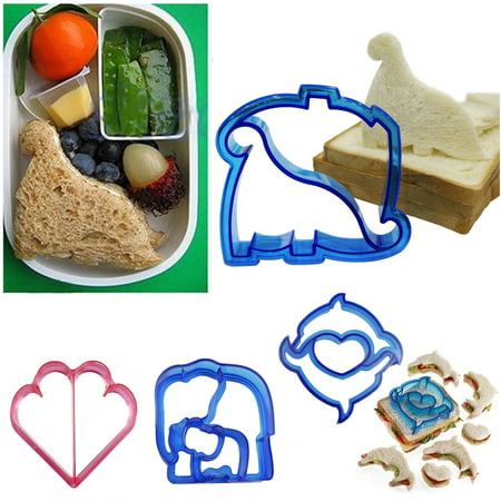 CUH Sandwich Toast Cookies Cake Bread Cutter DIY Mold Biscuit Food Mold Animal Shaped Lunch Cutter for Kids