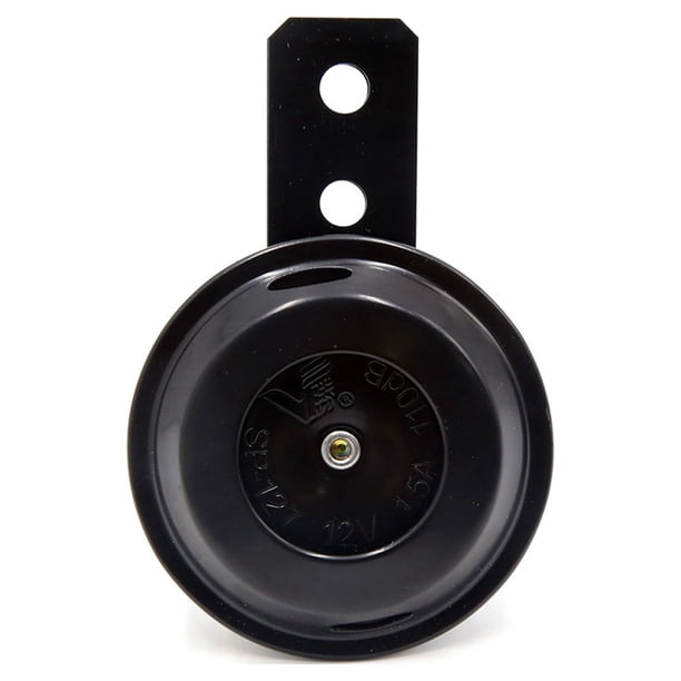 Negro Dc 12V 1.5A 110Db Ruidoso Estilo Caracol Claxon Bocina Eléctrico Pieza Recambio de Motos Accesorios Scooter