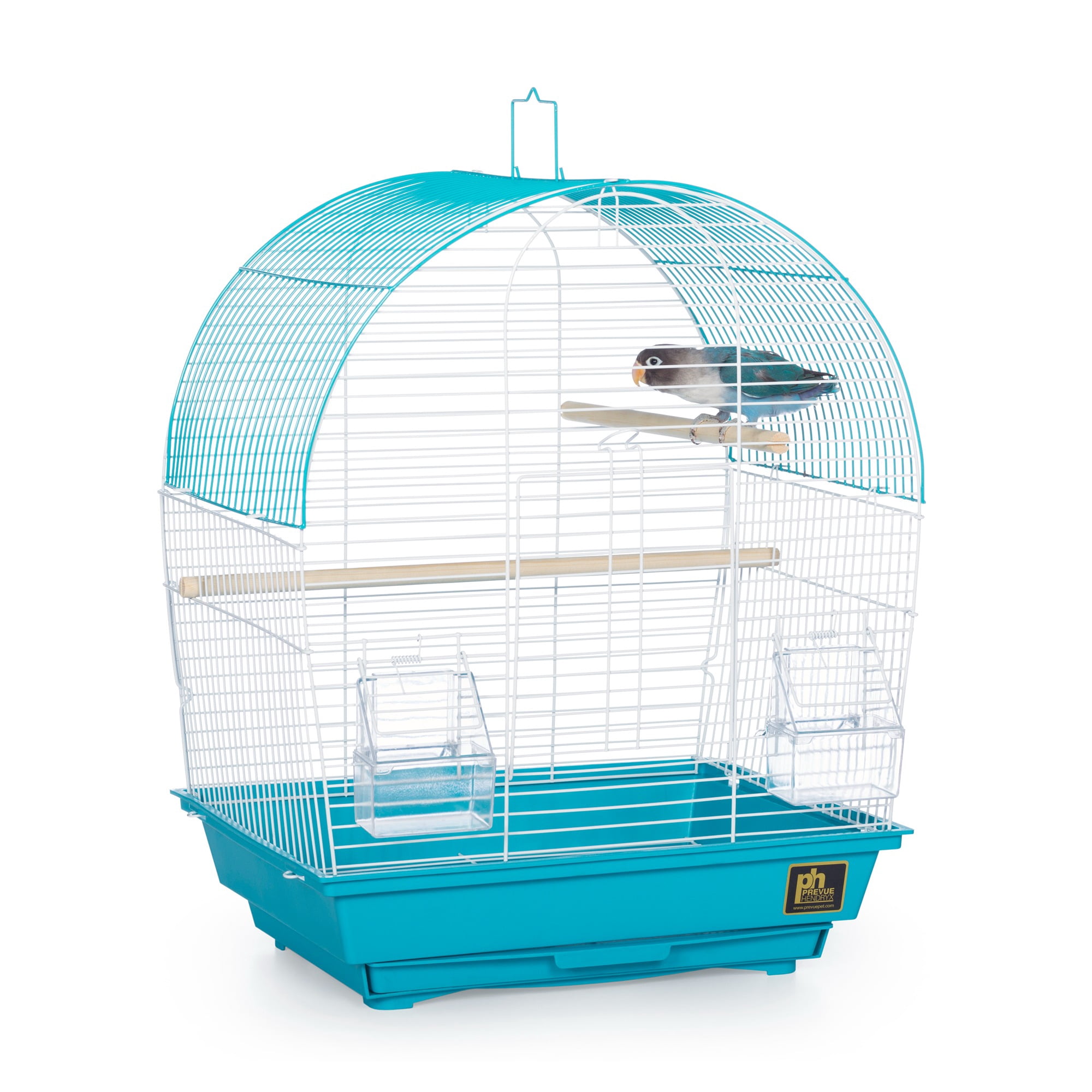 Prevue Pet Products Southbeach Teal/White Dome Top Bird Cage SP50071