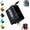 Black, variant on 2 in 1 Compatible 120W Fast Charger with Retractable Cables, Foldable Plug for Universal Fast Charging of Phones, Tablets, Laptops and Other Devices