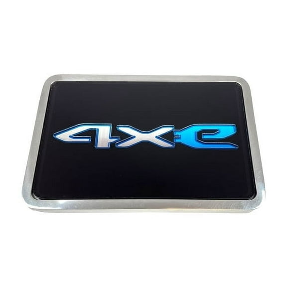 Jeep 4XE Logo Black Hitch Plug Cover Chrome 4"x6" XL Official Licensed