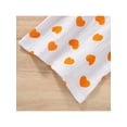 thumbnail image 6 of Biekopu 2Pcs Toddler Summer Outfit, Heart Print O-Neck Short Sleeves T-Shirt + Elastic Shorts for Girls, Boys, 6 Months to 4 Years, 6 of 9