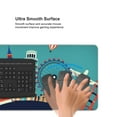 thumbnail image 5 of Hirioo Let's go Travel for Mouse Pad ,Anti-Slip Base, Durable Stitched Edges, Perfect for Gaming, Office, and Home Use,16x35.5in, 5 of 9
