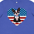 thumbnail image 4 of Inktastic Boston Terrier Dog US Flag July 4th Youth T-Shirt, 4 of 5