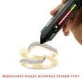 thumbnail image 7 of 1/5 Carat Round Cut Lab Created Moissanite Diamond Enhancer Guard For Engagement Wedding Ring In 14K Yellow Gold Plated 925 Sterling Silver (Color : G-H, Clarity : VVS1, 0.20 Cttw) Size - 8, 7 of 7
