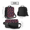 thumbnail image 2 of Disketp Foxes In Different Poses Bolsa Térmica Estampada para Almuerzo, Lonchera para Hombres y Mujeres Adultos, 2 of 7