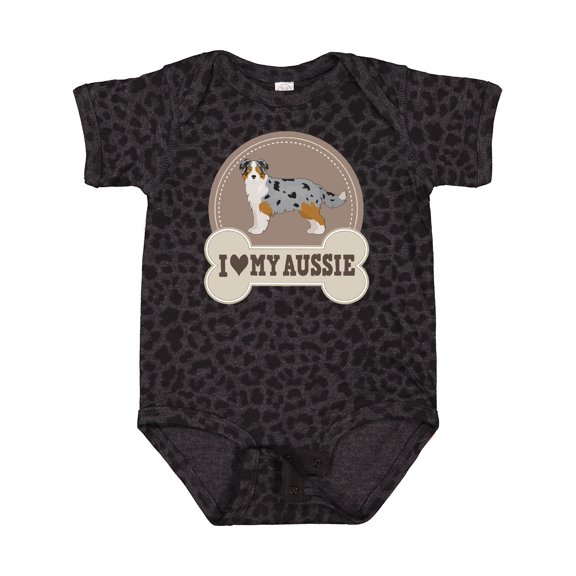 Inktastic Australian Shepherd Toy Aussie Boys or Girls Baby Bodysuit