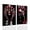 Red, variant on ZHONGYUTONG 2 Piece African American Wall Art Black Woman Pictures Red Girl Bedroom Wall Decor Afro Women Canvas Prints Female Home Room Decor Framed (16.00" x 24.00" x 2PCS)
