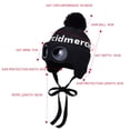thumbnail image 2 of Ski Goggle Beanie Hat for Women Ear Flap Thick Fleece Lined Knit Skull Cap Pompom Warm Winter Outdoor Hats, 2 of 6