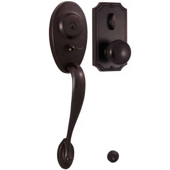 Weslock 01441-1I1SL2D Lexington 1400 Series Panic Proof Entry with Interior Impresa Knob - Oil Rubbed Bronze Finish