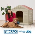 thumbnail image 3 of Casa Para Perros Rimax Razas Grandes Café Rojo, 3 of 3