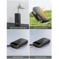 thumbnail image 4 of Cargador de banco de energía solar MINRISE 40000 mAh con 4 cables, 4 of 8