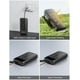thumbnail image 4 of Cargador de banco de energía solar MINRISE 40000 mAh con 4 cables, 4 of 8