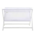 thumbnail image 1 of BreathableBaby Breathable Mesh Portable Bassinet - White, 1 of 6