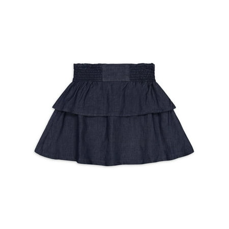 Jessica Simpson Girls Pleated Jean Skirt, Sizes 7-16